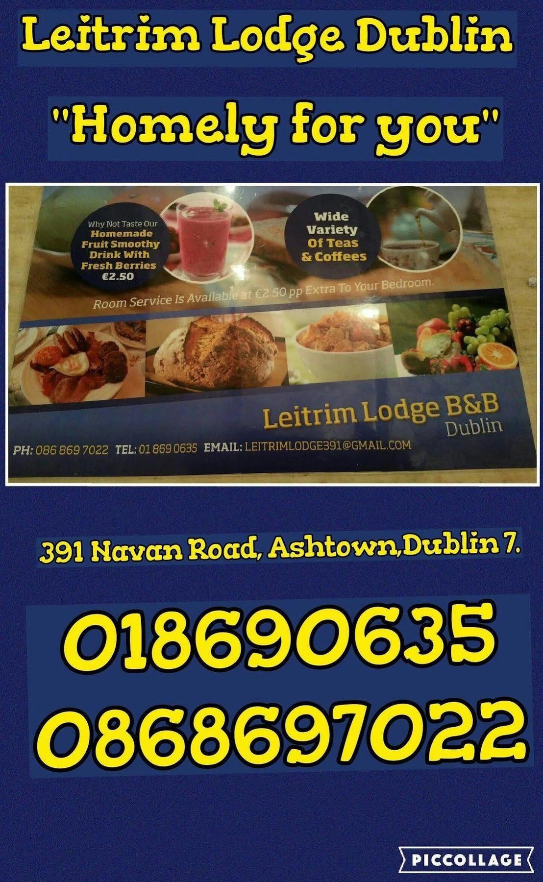 Leitrim Lodge Dublín Exterior foto